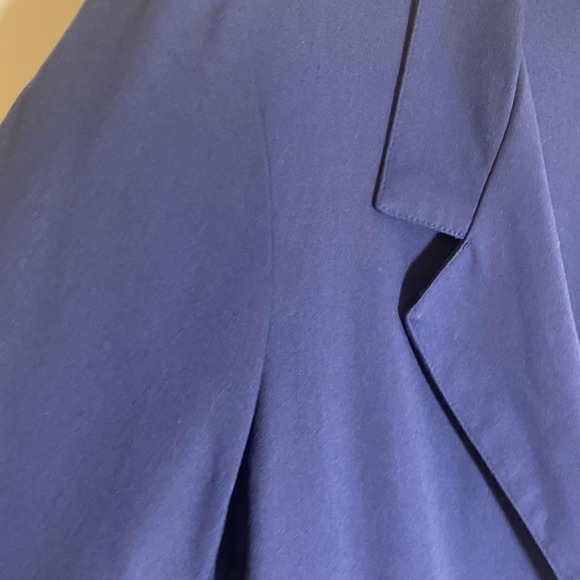 VTG TR Bentley Blazer Jacket Womens 11/12 Navy Blue One Button USA Made Office - Picture 6 of 16